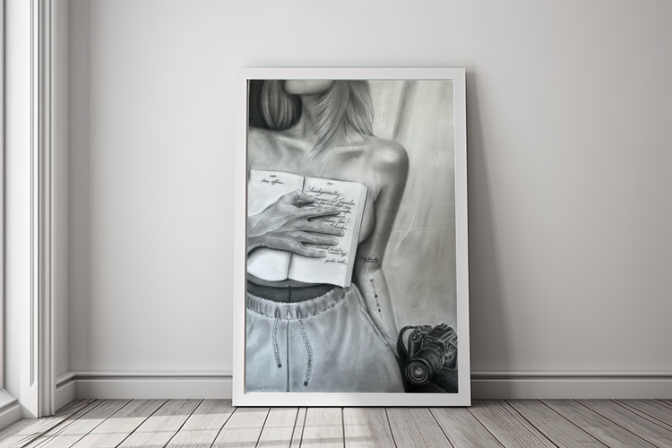 Original Zeichnung "Die Liebenden"