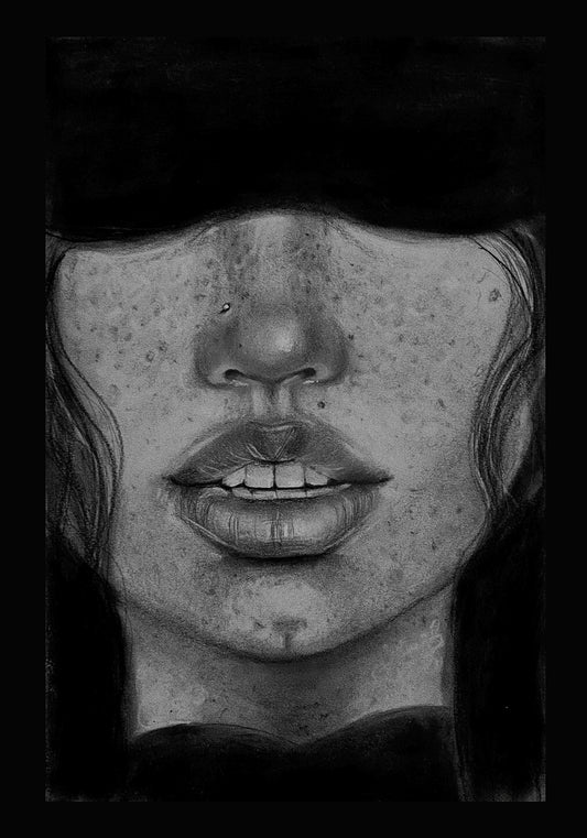 Original drawing "Don't see with your eyes"