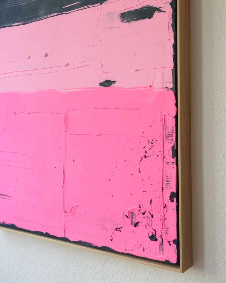 Abstraktes Bild- "Farbblöcke" 140 x 100 cm