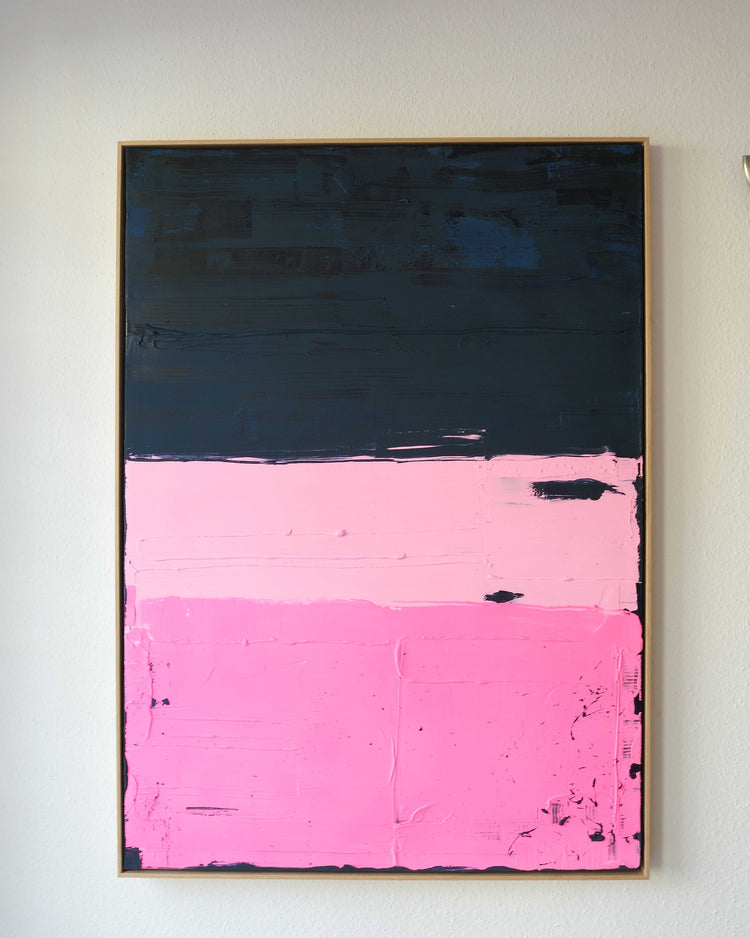 Abstraktes Bild- "Farbblöcke" 140 x 100 cm