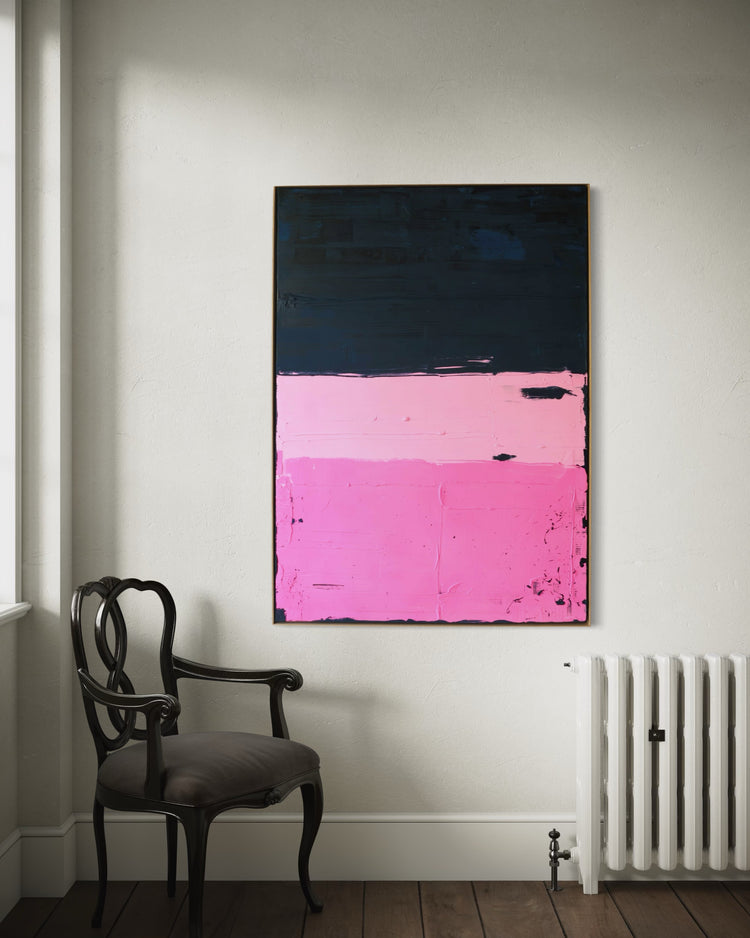 Abstraktes Bild- "Farbblöcke" 140 x 100 cm