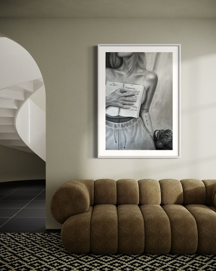 Original Zeichnung "Die Liebenden"