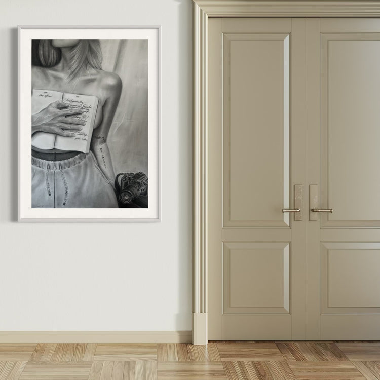 Original Zeichnung "Die Liebenden"