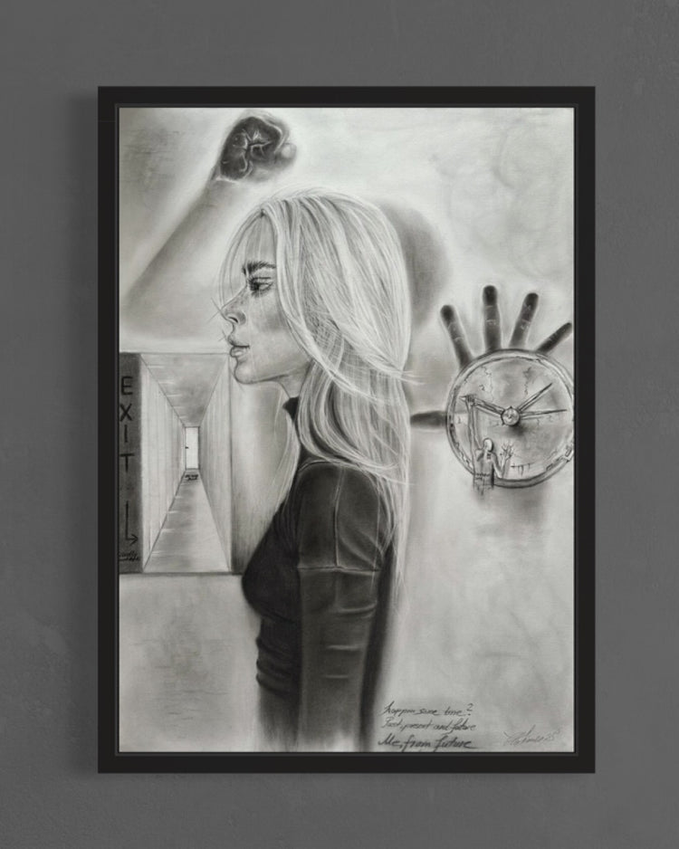 Original Zeichnung "Exit"