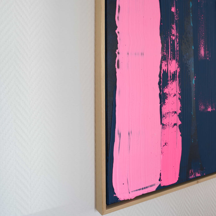 Abstraktes Bild- "Kontrast der Zeit" 60 x 60 cm