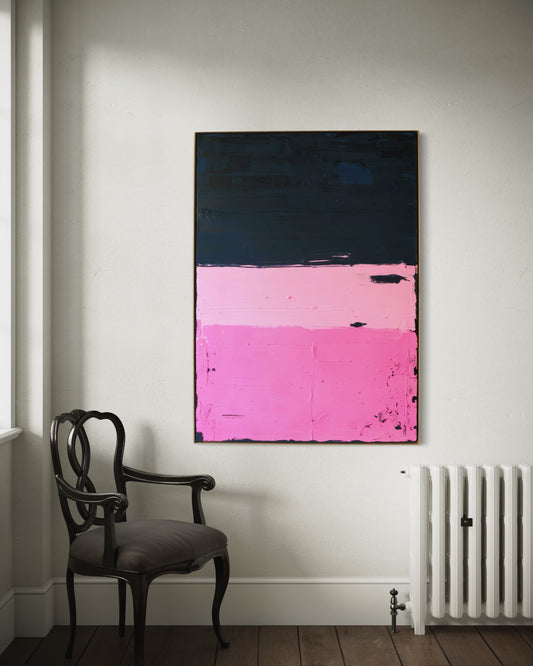 Abstraktes Bild- "Farbblöcke" 140 x 100 cm
