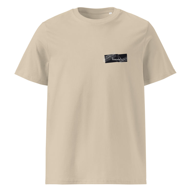 Damen Unisex-Bio-Baumwoll-T-Shirt (Nur Rückseite)