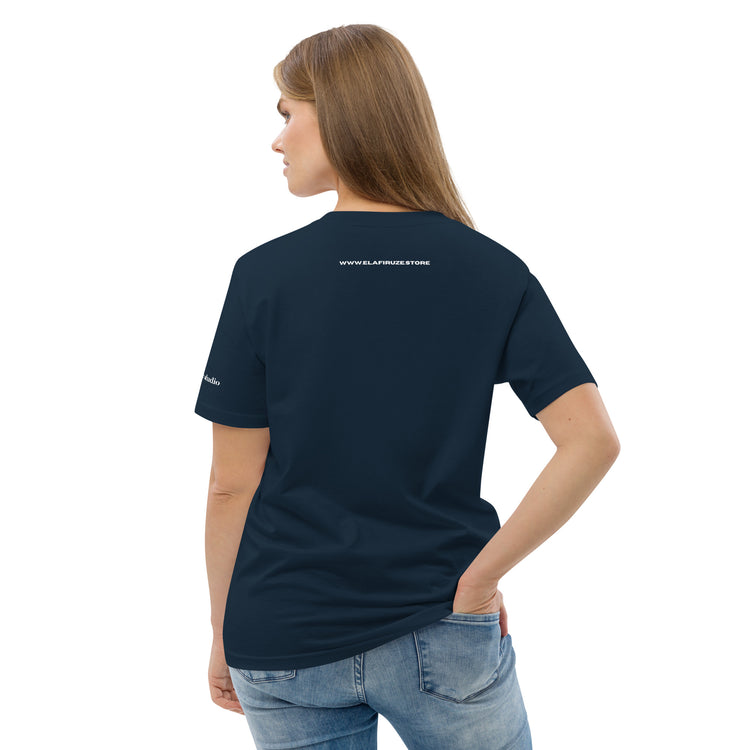 Damen Unisex-Bio-Baumwoll-T-Shirt