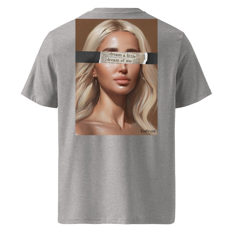 Damen Unisex-Bio-Baumwoll-T-Shirt (Nur Rückseite)