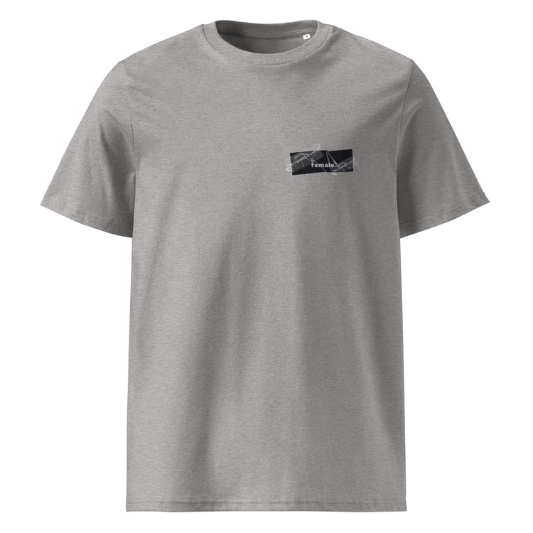 Damen Unisex-Bio-Baumwoll-T-Shirt (Nur Rückseite)