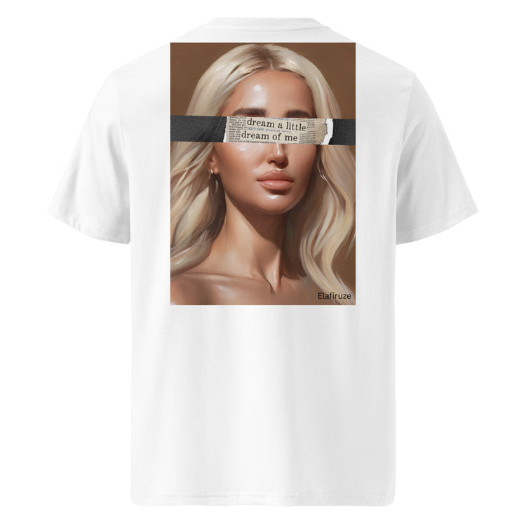 Damen Unisex-Bio-Baumwoll-T-Shirt (Nur Rückseite)