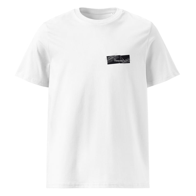 Damen Unisex-Bio-Baumwoll-T-Shirt (Nur Rückseite)