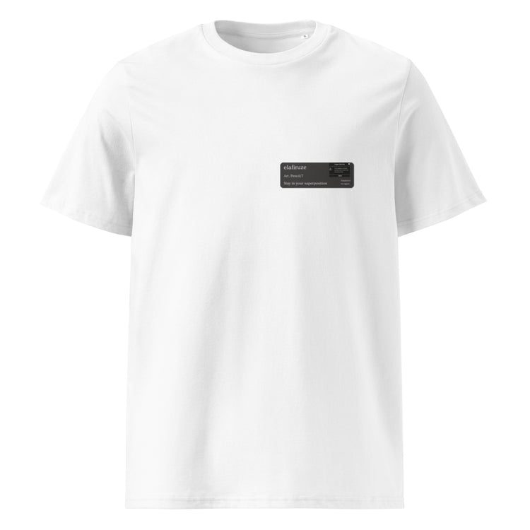 Männer Unisex-Bio-Baumwoll-T-Shirt